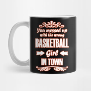 Basketball Hobby Team Gift Girl Basket Mug